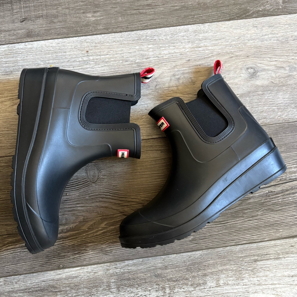 HUNTER Tabitha Slip On Booties size 8M - Picture 3 of 7